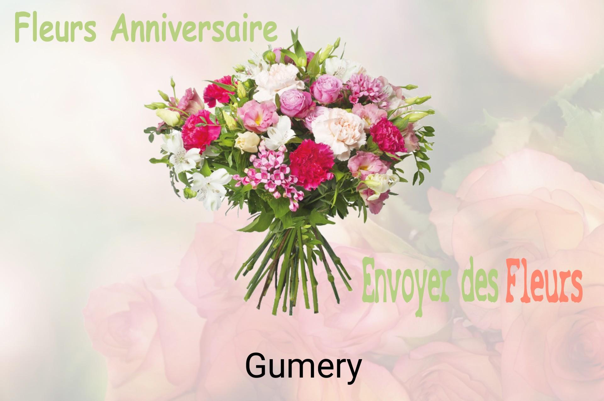 Bouquet de fleurs d’anniversaire livré à Gumery