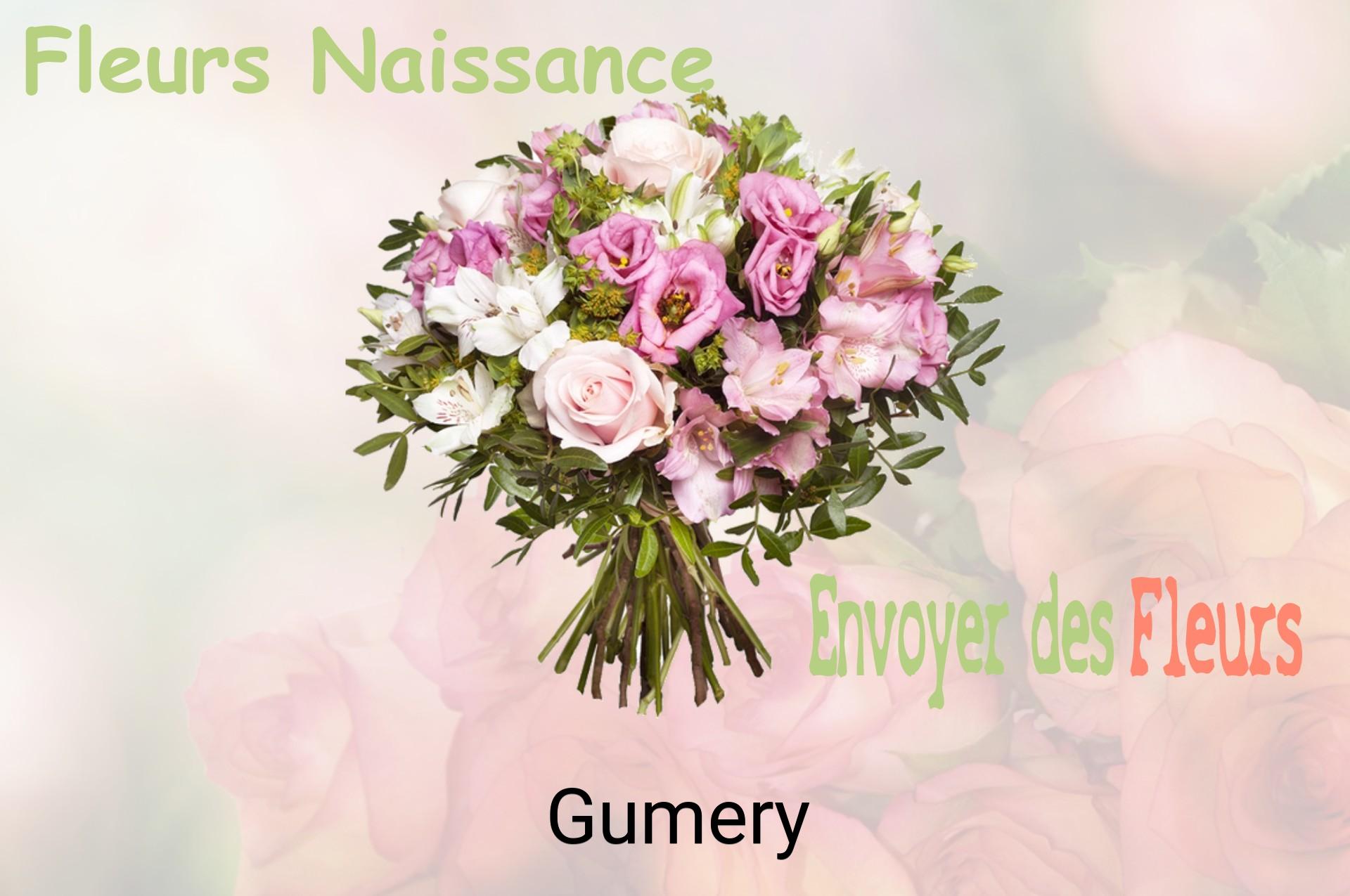 Bouquet de fleurs de naissance livré à Gumery